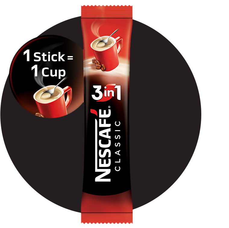 Nescafé® My Cup® 3in1 Regular Coffee Mix 20g - Nescafe 3 In 1 Coffee Sachets (900x900), Png Download