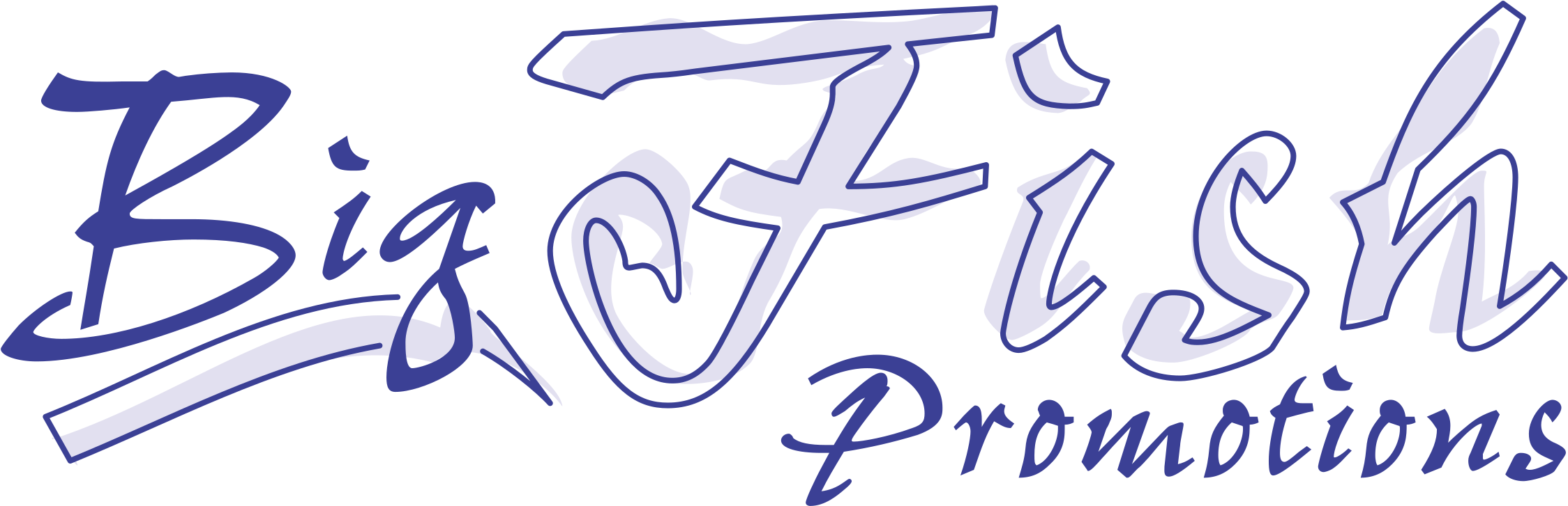 Big Fish Promotions 01 Logo Png Transparent - Calligraphy (2400x2400), Png Download