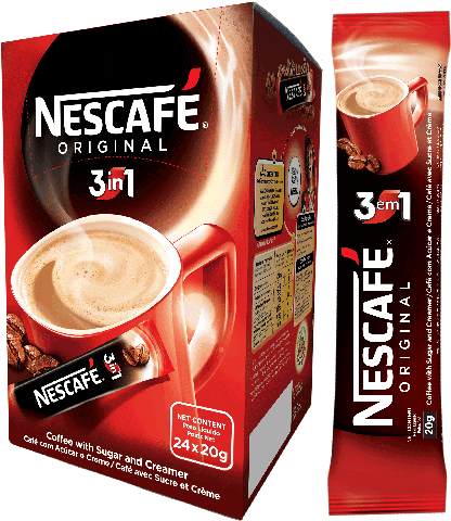 Nescafe Classic 3in1 180g (432x480), Png Download