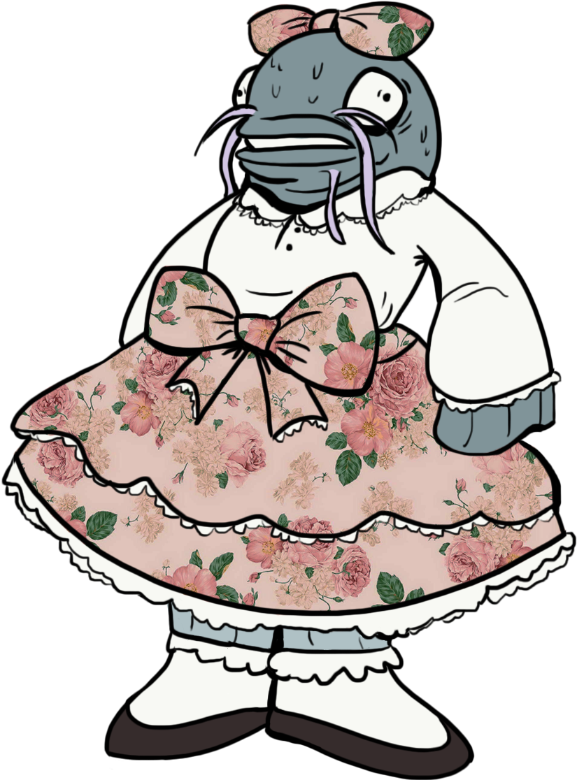 Ghoti The Lolita Fish - Ghoti (866x1161), Png Download