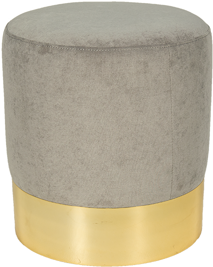 Elaine Dove Grey Ottoman (425x531), Png Download