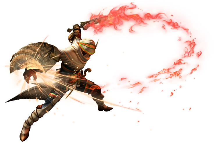 Image Mhgen Sword And Shield Equipment Render 001 Png - Sword And Shield Mhgen (736x491), Png Download