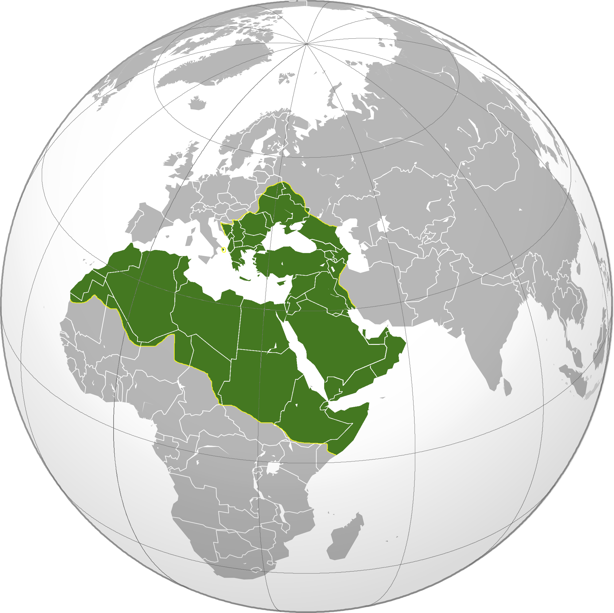 Map Of The Ottoman Empire - Ottoman Empire Biggest Map (2000x1996), Png Download