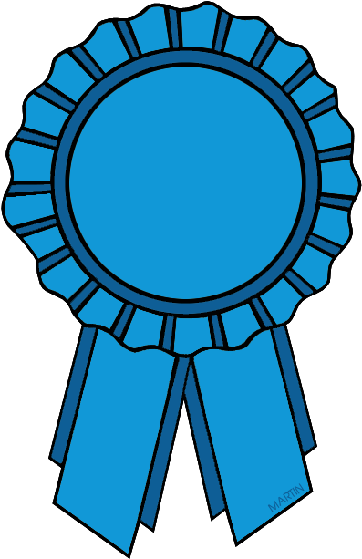 Miniclips Ribbons Clip Art By Phillip Martin Sky Blue - Cutie Award (490x648), Png Download