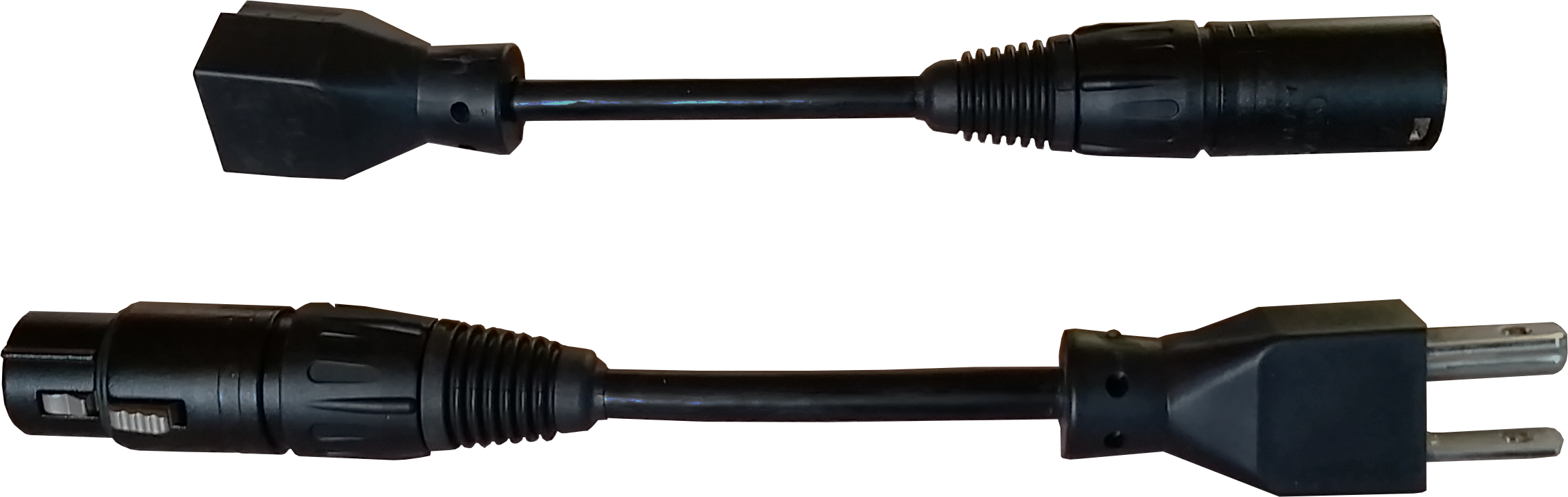 Pbg2xlr - 4 Pin Xlr To Edison (2308x732), Png Download
