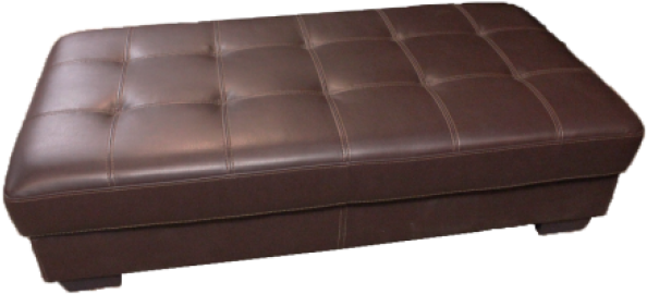 Belair Brown Ottoman - Bailey's Furniture (678x400), Png Download