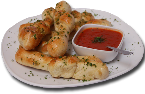 Garlic Bread Knots / Nudos De Pan De Ajo - Garlic Bread (500x376), Png Download