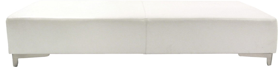 Metropolitan Leather Ottoman Table By Thayer Coggin - Bench (1728x1296), Png Download