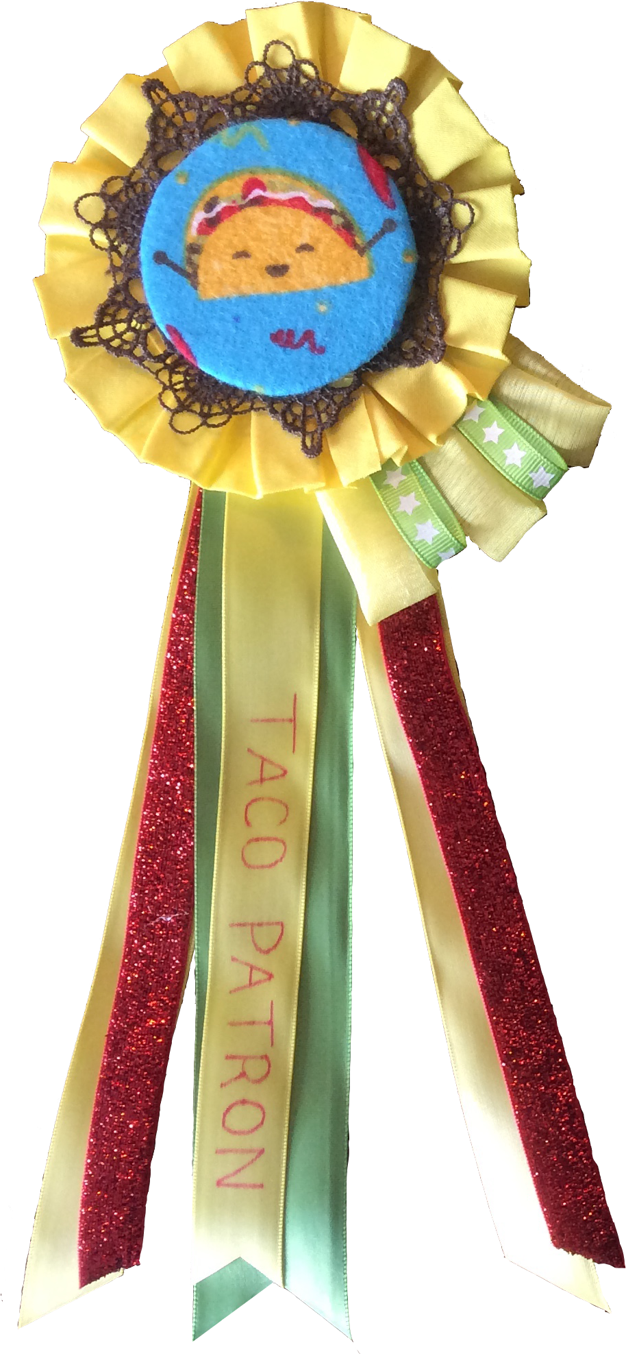 Taco Rosettes Trophy Modern Tribe - Medal (1200x2064), Png Download