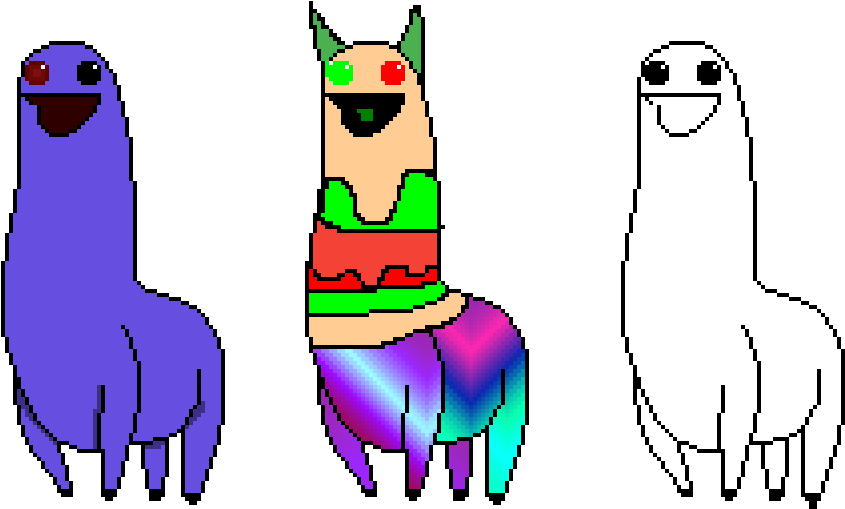 Look, Im A Weird Looking Lama, Cool - Llama (1024x576), Png Download
