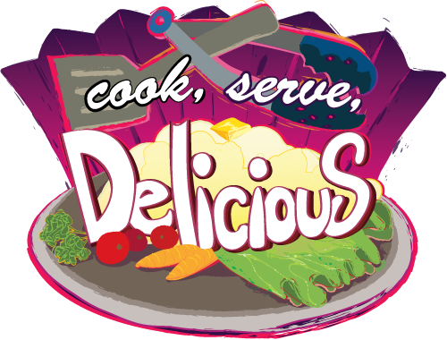 Cook, Serve, Delicious - Cook Serve Delicious Logo (500x380), Png Download