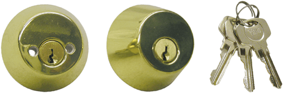 Cerrojo Llave/llave B562p 3 Scovill Yale - Schlage B500-series Commercial Double Cylinder Keyed (930x403), Png Download