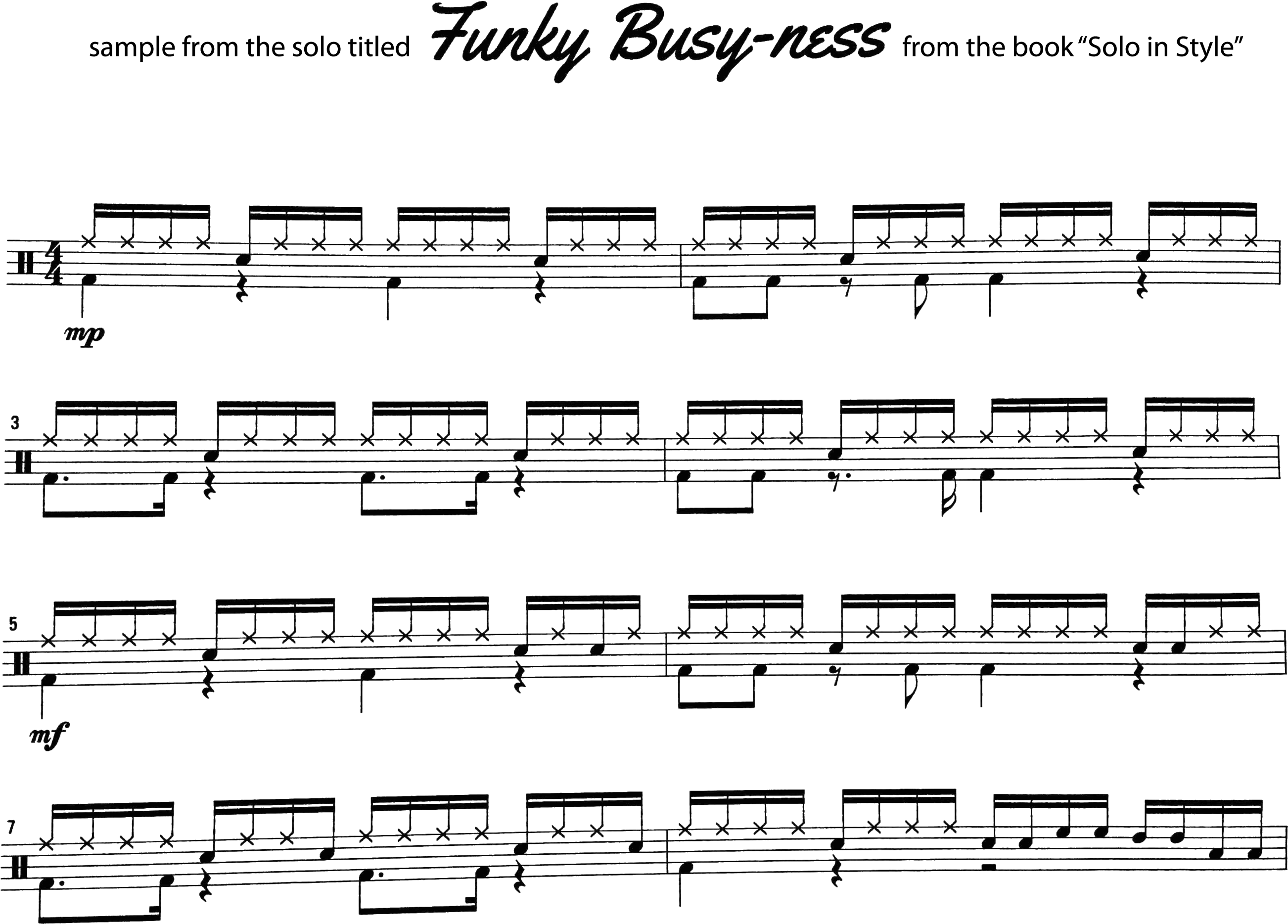 Notation For Funky Business From Solo In Style - Disney Piano Medley Jonny May (2762x2096), Png Download