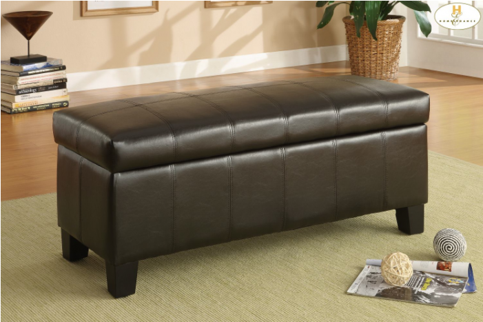 Clair Lift Top Storage Ottoman - Homelegance Clair Lift Top Storage Bench (700x700), Png Download
