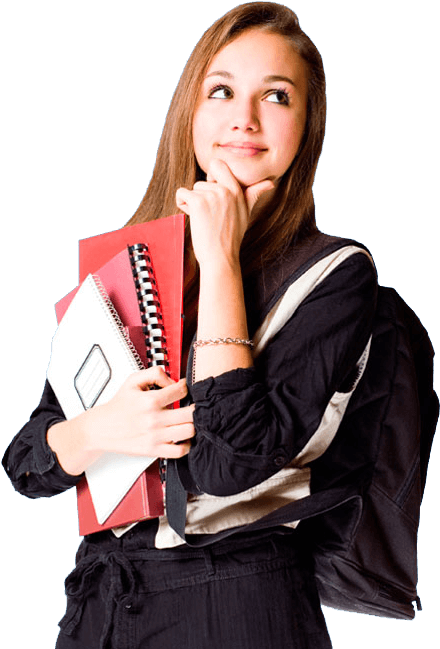 Coaching Académico - Student Girl Clipart Png (439x657), Png Download