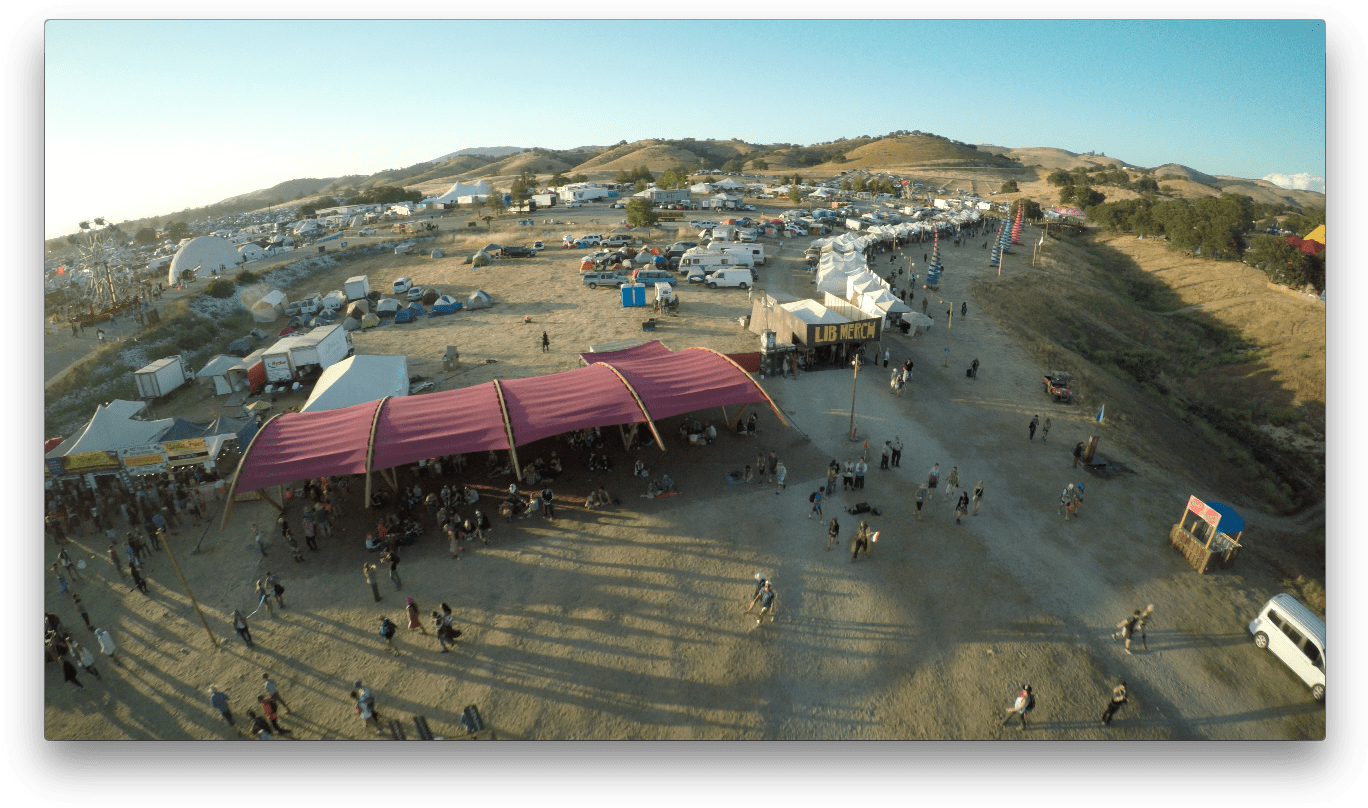 Bunker Lightning - Aerial Photography (1392x832), Png Download