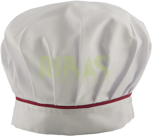 Gorro Chef Blanco Vivo Burdeos - Beanie (580x720), Png Download