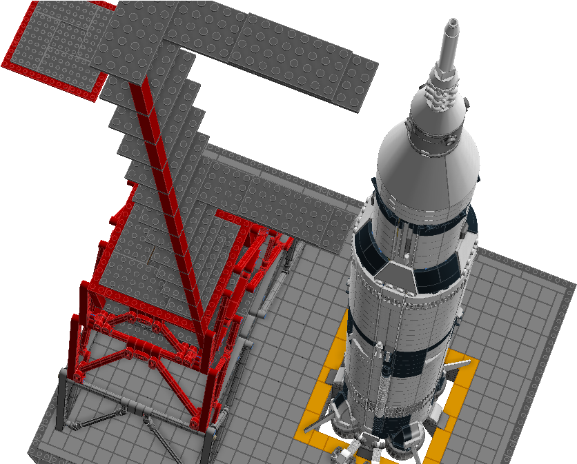 020 Saturnv Scale Test - Missile (1200x672), Png Download