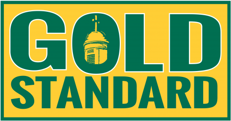 The G - O - L - D Standard Award Annually Recognizes - Gold (800x318), Png Download