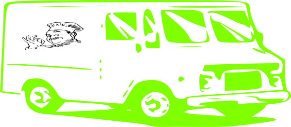 Chef Truck - Clip Art (600x263), Png Download