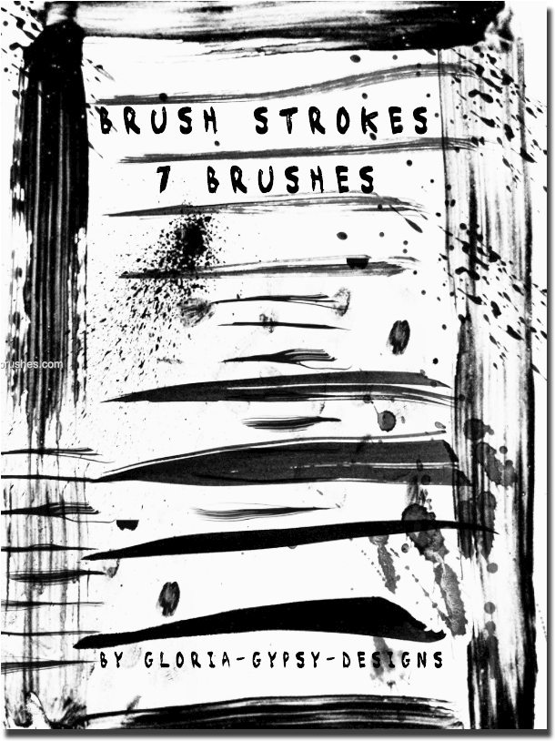Brush Strokes Pack - Brush (800x1000), Png Download