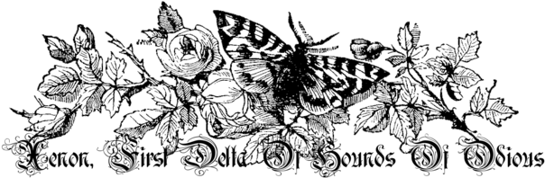 Vintage Black And White Flower Clip Art - Fairy Dust Killer: A Bent Mystery (640x225), Png Download