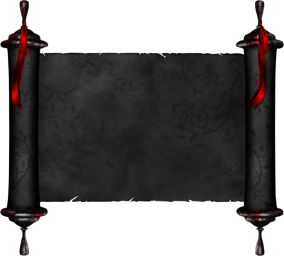 Red Scroll Png (400x361), Png Download