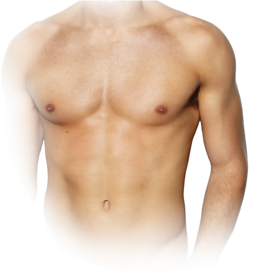 Image Of Model - Man Breast Png (668x866), Png Download