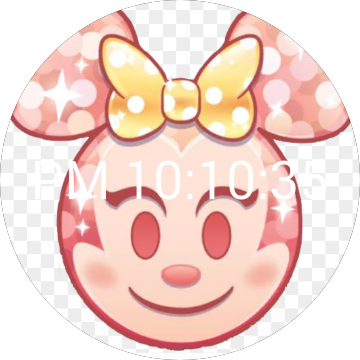 Minnie Watch Face Preview (360x360), Png Download