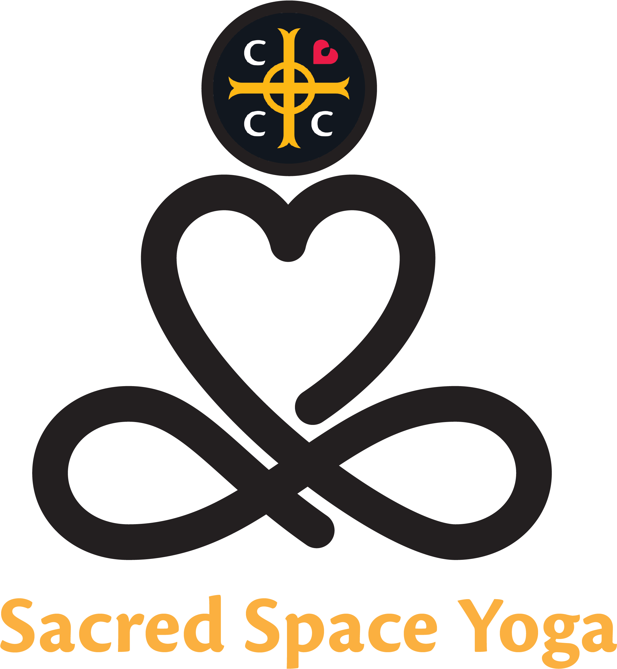 Yoga Love Logo (2175x2370), Png Download