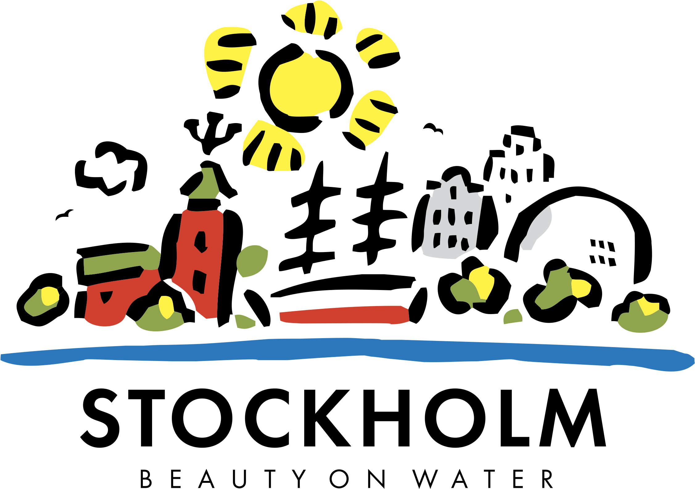 Beauty On Water Logo Png Transparent - Stockholm (2400x2400), Png Download