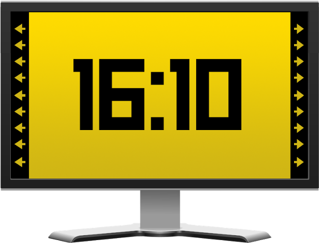 10 Aspect Ratio - 16:10 (1600x520), Png Download