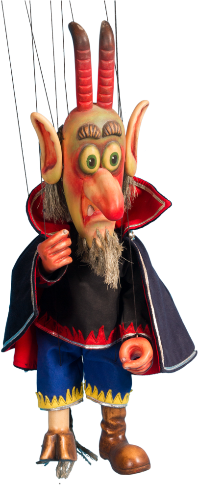 Марионетка Черт - Marionette Devil - Čert (683x1024), Png Download