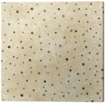 Seamless Vintage Dots Pattern On Paper Texture - Polka Dot (400x400), Png Download