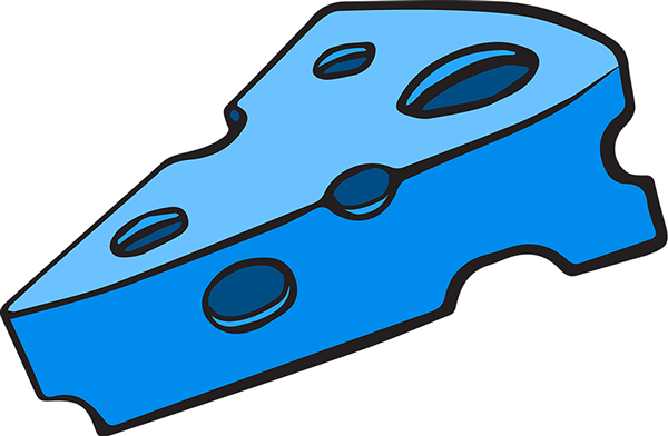 Cheese Clipart Blue Cheese - Blue Cheese Clipart (600x392), Png Download