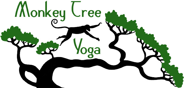 Monkey Tree Yoga Logo - Monkey Tree Logo Art (636x331), Png Download
