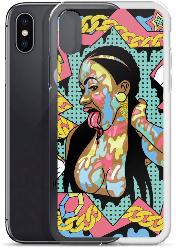 Cardi-b Iphone Case (1000x1000), Png Download