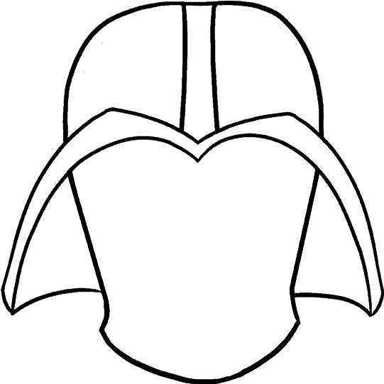How To Draw Darth Vader In A Few Easy Steps Drawing - Draw Darth Vader Head (678x600), Png Download