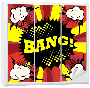Comic Speech Bubble, Vector Illustration Wardrobe Sticker - Comics (400x400), Png Download