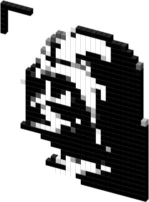 View Cursor On T-shirt - Darth (330x418), Png Download