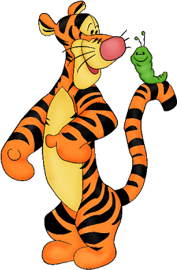 Baby Blocks Clipart - Tiger From Pooh Bear (400x400), Png Download