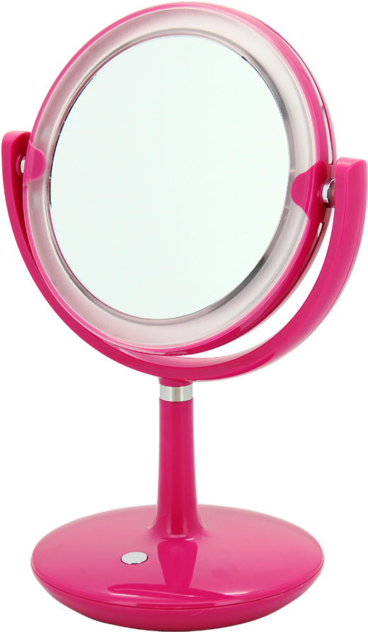 Multifuncional E Durável Led Iluminado Rodada Espelho - Face Mirrors (750x1061), Png Download