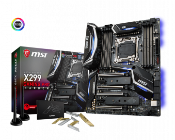 Msi X299 Gaming Pro Carbon Ac Motherboard - Msi X299 Gaming Pro Carbon Ac (360x360), Png Download