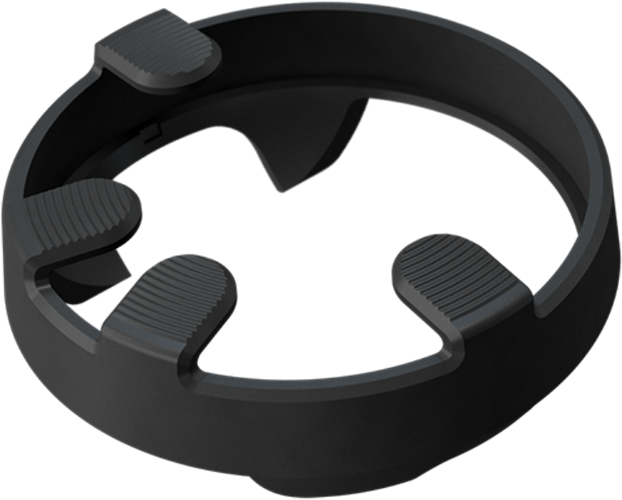 Black Suunto Zoop Novo / Vyper Novo - Suunto Zoop Novo/vyper Novo Rubber Boot (1000x1000), Png Download