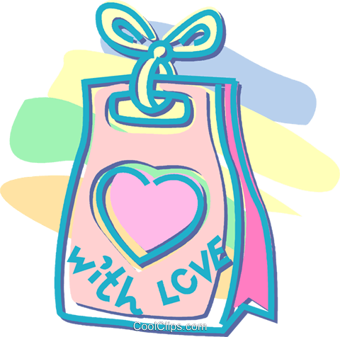 Valentine's Day Treat Bag Royalty Free Vector Clip - Special Needs (480x476), Png Download