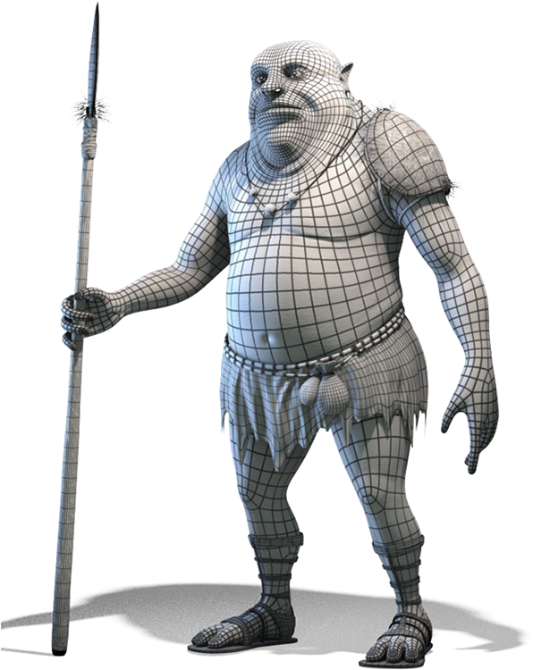 Troll 3d Character Concept - Character Design 3d Png (600x770), Png Download