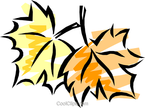 Folhas De Outono Livre De Direitos Vetores Clip Art (480x357), Png Download