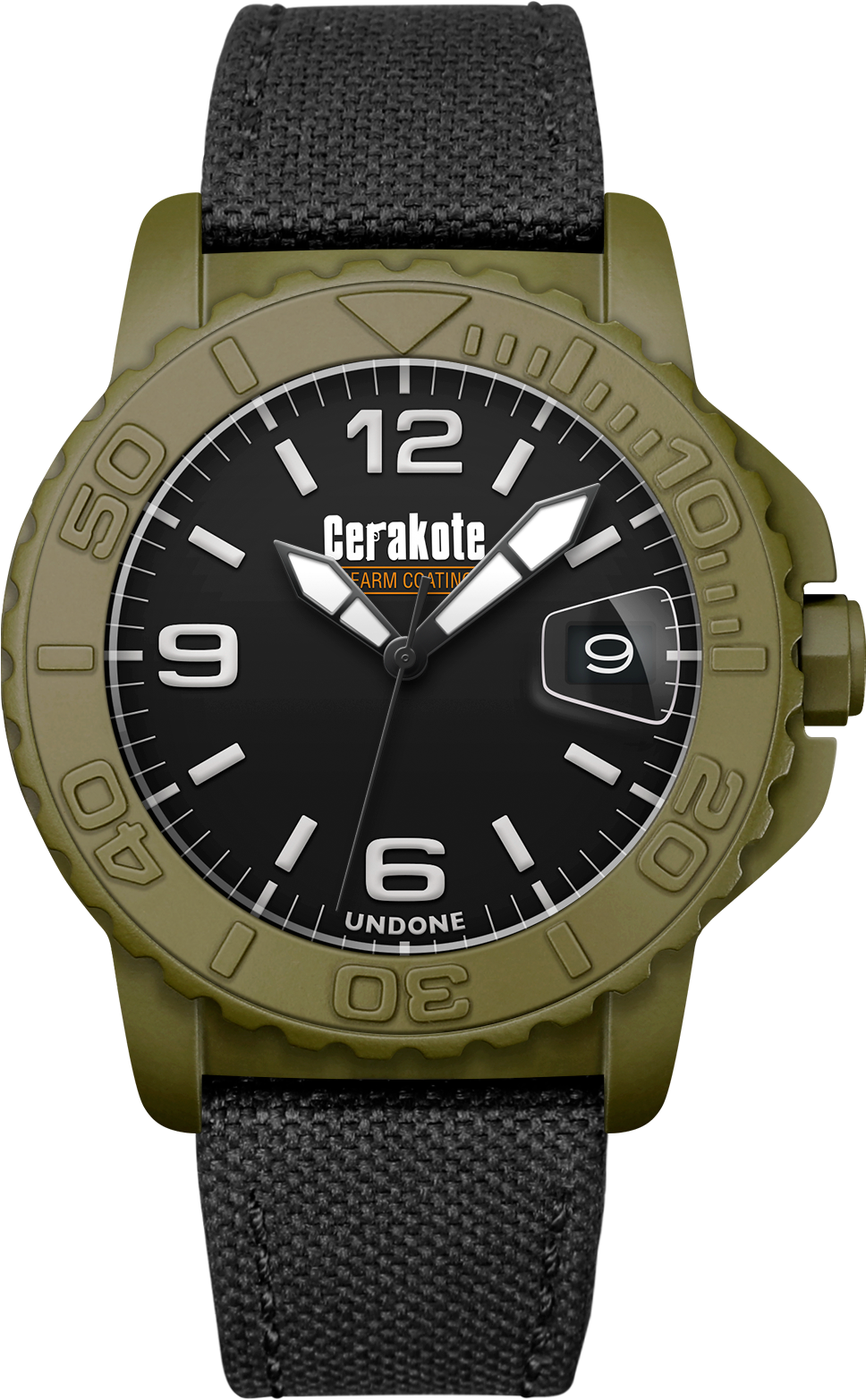 Cerakote Greencerakote Off Green Blk - Seiko Snze99k1 (1204x1772), Png Download