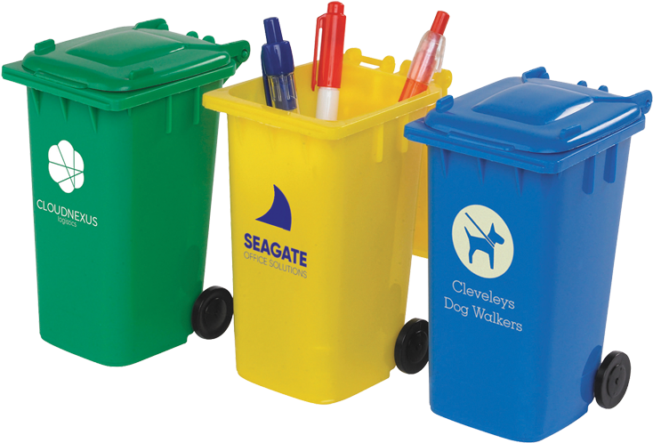 Previous - Wheelie Bin Desk Tidy (800x800), Png Download