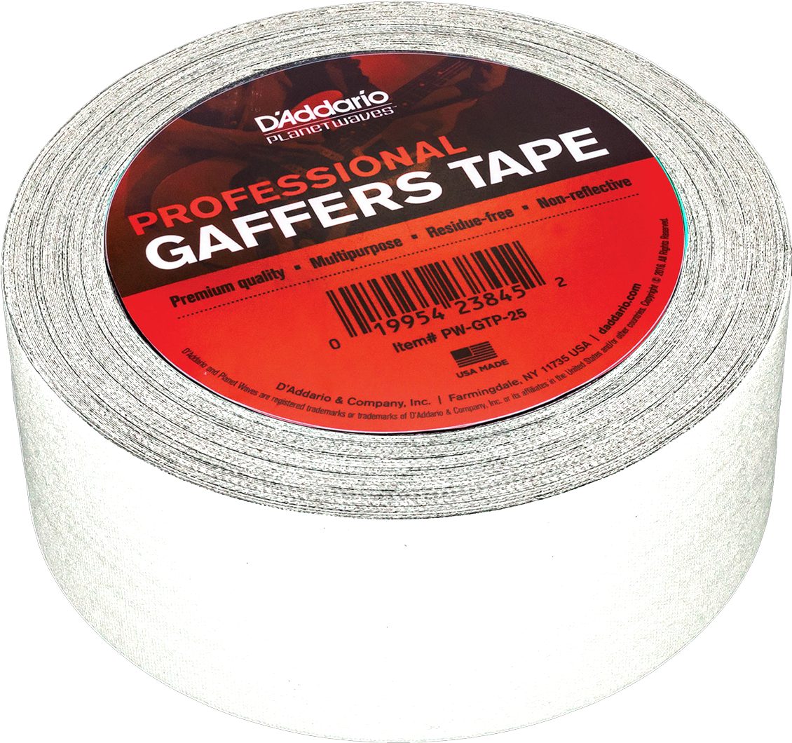 Cinta Adhesiva Para Cables - D'addario Gaffers Tape 2" X 25 Yd, Gaffer Cloth, Quantity (1500x1500), Png Download